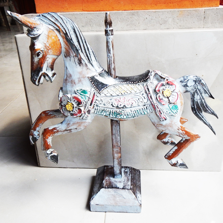 Balishine: Your natural source of indonesian handicraft presents in its Home Decor collection the Horse Statue:12WET38306:This horse statue is made from wood.  