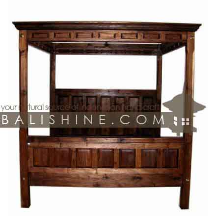 Balishine: Your natural source of indonesian handicraft presents in its Home Decor collection the Bed:114SEF303881:This bed is produced in indonesia, made from teak wood.  Natural, chocolate or dark color