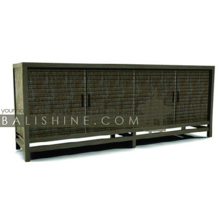 Balishine: Your natural source of indonesian handicraft presents in its Home Decor collection the Cabinet 4 Doors:114MNF275935:This cabinet is produced in indonesia, made from teak wood. It has 4 doors.  This furniture is made from high quality teak wood grade A premium. Natural, chocolate or dark color.