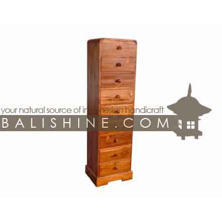Balishine: Your natural source of indonesian handicraft presents in its Home Decor collection the Chest:114GEN654032:This chest is produced in indonesia, made from teak wood. It has 9 drawers.  Natural, chocolate or dark color