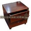 balishine This bedside with 2 drawers is produced in indonesia, made from teak wood.