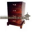 balishine This chest is produced in indonesia, made from teak wood. It has 4 drawers.