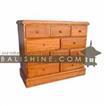 balishine This chest is produced in indonesia, made from teak wood. It has 10 drawers.