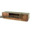balishine This TV stand is produced in indonesia, made from teak wood. It has 2 doors.