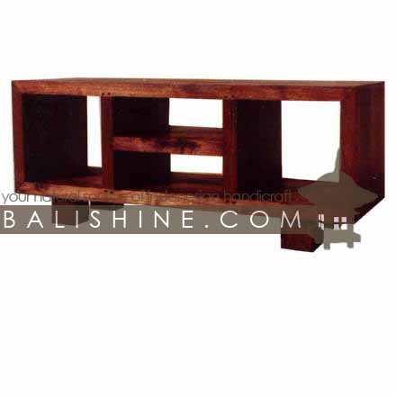 Balishine: Your natural source of indonesian handicraft presents in its Home Decor collection the TV Stand:114GEN253999:This TV stand is produced in indonesia, made from teak wood.   Natural, chocolate or dark color