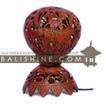 balishine This lamp is produced in Bali made from coconut wood.