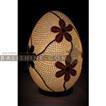 balishine This lamp is produced in Indonesia made from dot painting resin.