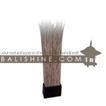 balishine This lamp is produced in indonesia made from coconut sticks and wood base.