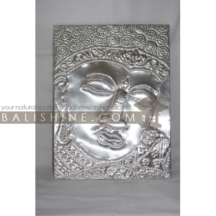 Balishine: Your natural source of indonesian handicraft presents in its Home Decor collection the Budha Frame:17PUR506326:This frame is a handicraft of Bali made from aluminium.  