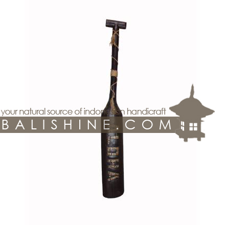 Balishine: Your natural source of indonesian handicraft presents in its Home Decor collection the Tiki Paddel:17BAA505202:This tiki paddel is a handicraft of Bali made from albesia wood.  Same as picture 