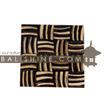 balishine This square coaster is  produced in Bali this handicraft is made from resin and the matting of brown and white coconut shell mosaic.